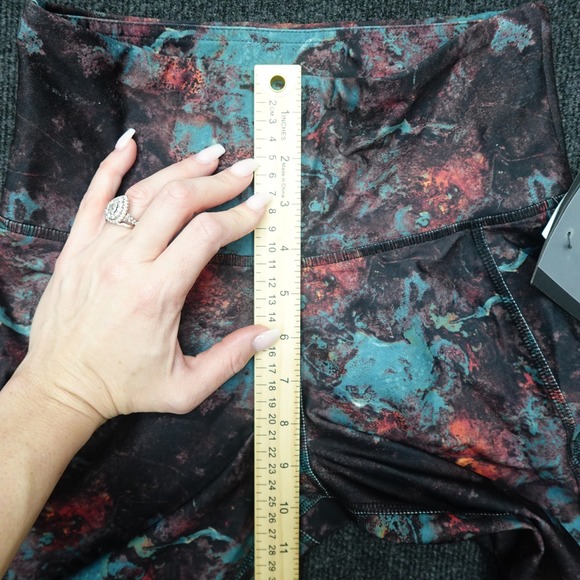 Cycle House Leggings Techno Lite Abstract Galaxy Women Size S Multicolor - Picture 7 of 8